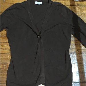 Brown cardigan